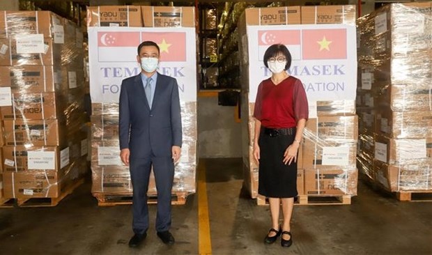 La Fondation Temasek Singapour soutient le Vietnam dans la lutte contre le COVID-19